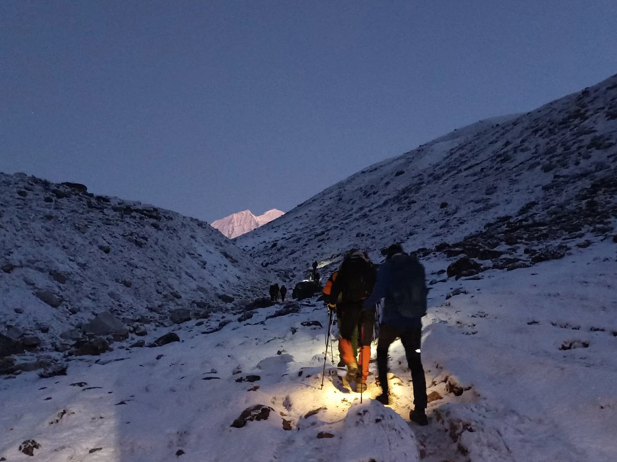 Everest Renjo La to Gokyo Trek
