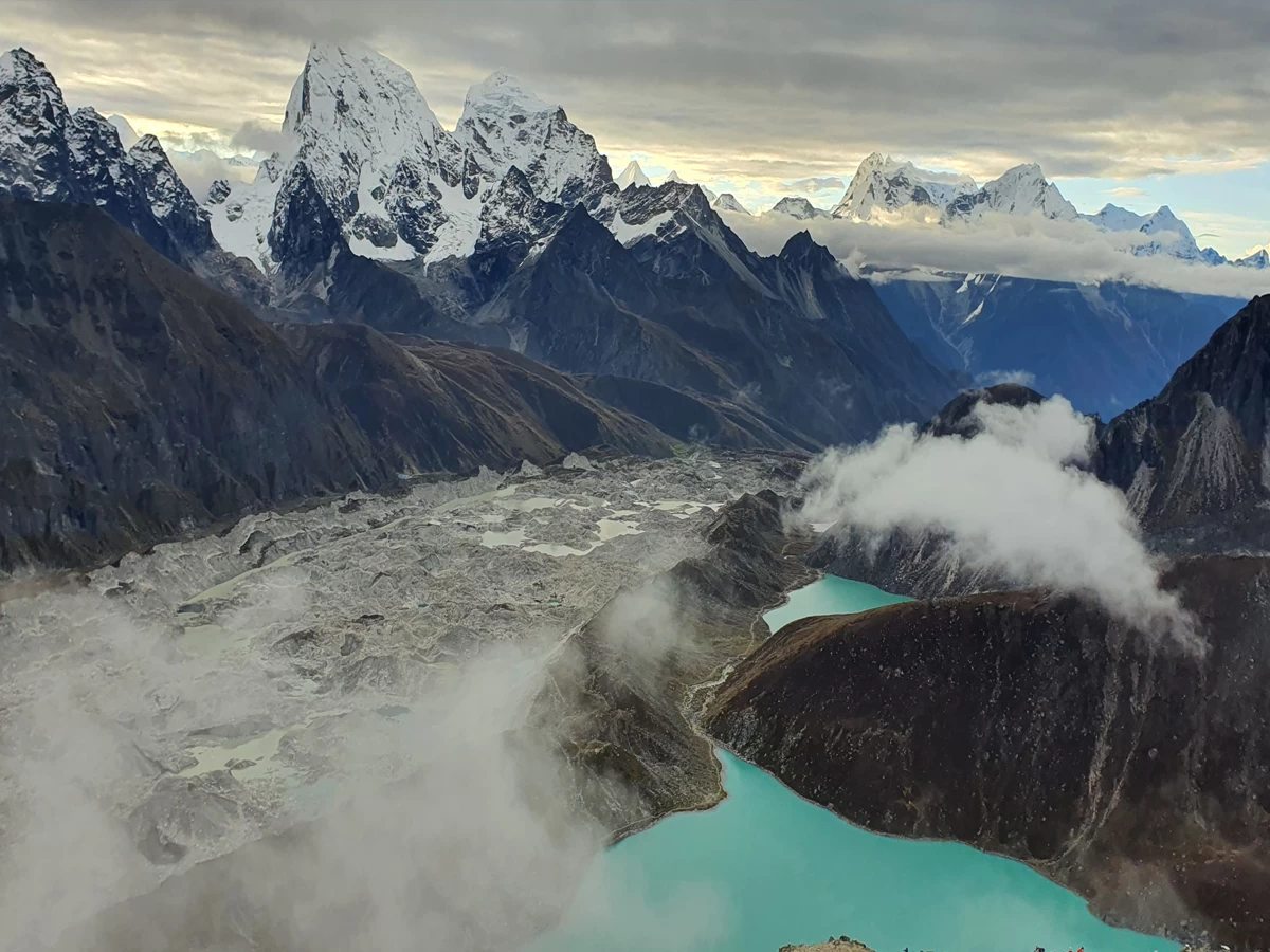 From the top of Gokyo Ri