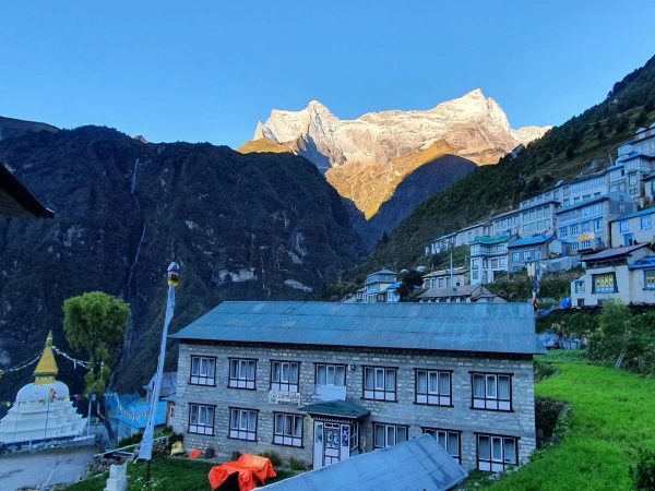 view from namche bazzar