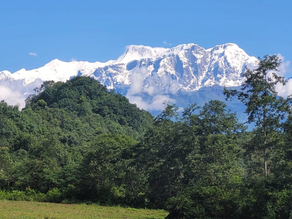 Himalayas From Ghalegaun