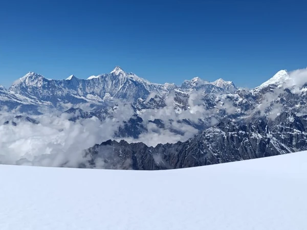 Himalayas From Larkya Peak Summit 1