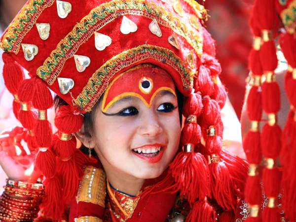 Kumari In Heritage Sites Of Nepal