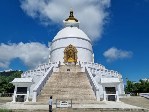 Pokhara Peace Stupa 1