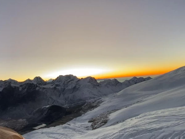 Sunrise In Island Peak