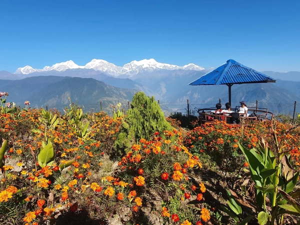 View From Gurung Village Ghalegaun